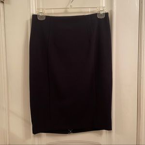 Express Navy Pencil Skirt